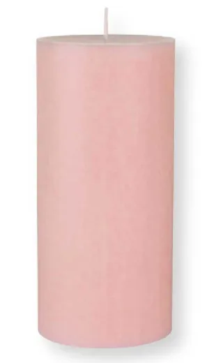 Pillar Candle - Mellow rose 15cm - 1 Pieces - 50h Pillar Candle - Mellow rose 15cm - 1 Pieces - 50h
