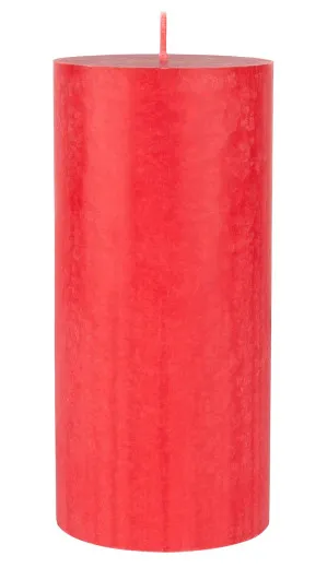 Pillar Candle - Red 15cm - 1 Pieces - 50h