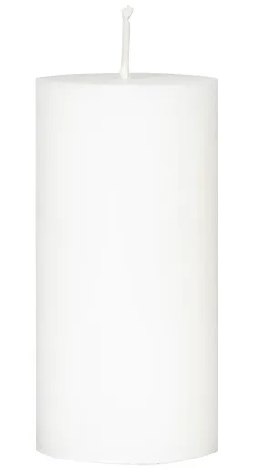 Pillar Candle - White 10cm - 1 Pieces - 17h