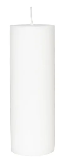 Pillar Candle - White 20cm - 1 Pieces - 60h