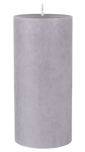 Stumpenkerze - Grau 15cm - 1 Stück - 50h Stumpenkerze - Grau 15cm - 1 Stück - 50h