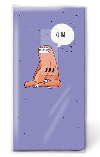 Taschentücher - Faultier Ohm