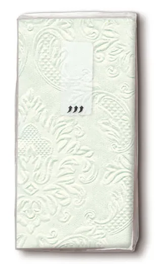 Handkerchiefs - Moments ornament pale green