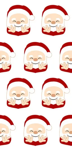 Handkerchiefs - Hello Santa