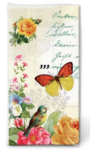 Handkerchiefs - Portrait of butterfly