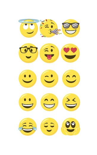 Taschentücher - Smileys