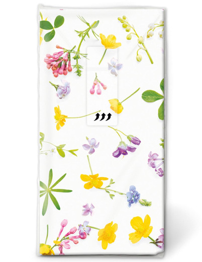 Handkerchiefs - Scattered flowers