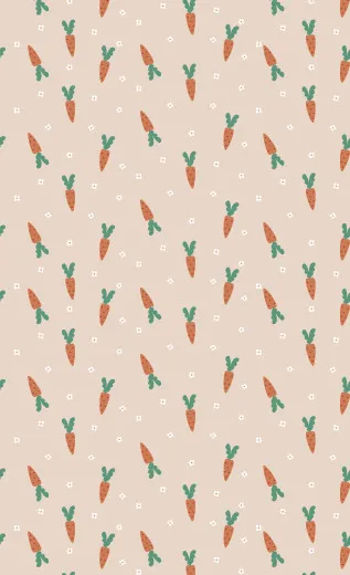 Tischdecke - Karottenmuster