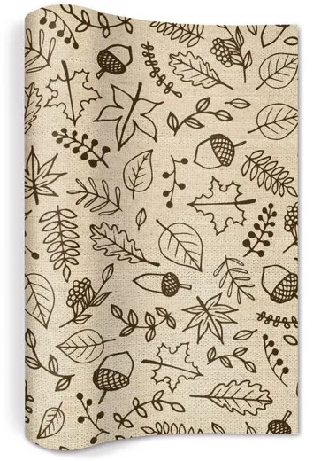 Table runner flax - Autumnmix