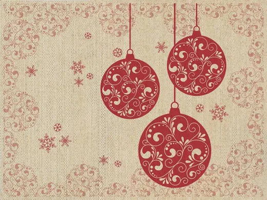 Placemats flax - Baubles Placemats flax - Baubles