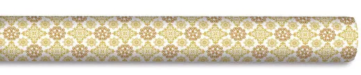 Tischtuchrolle - Ornamental gold, 5m
