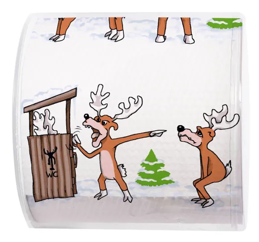 Toilettenpapier - Beeilung