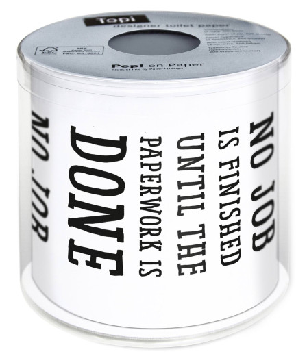 Toilettenpapier - Büroarbeit