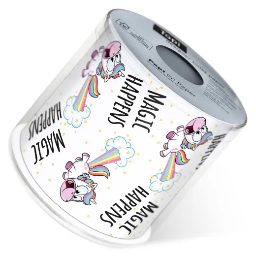 Toilettenpapier - Magic happens - Einhorn
