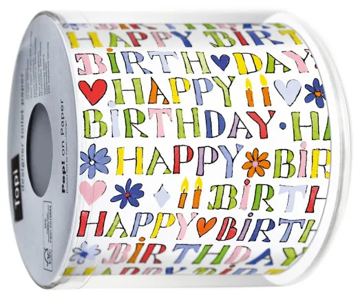 Toilettenpapier - Happy Birthday