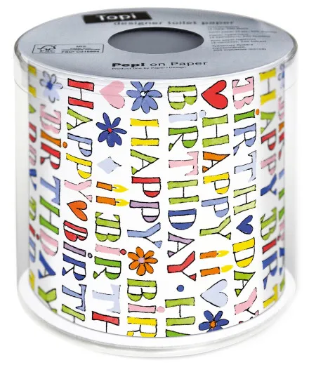 Toilettenpapier - Happy Birthday