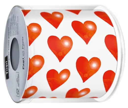 Toilettenpapier - Herzen