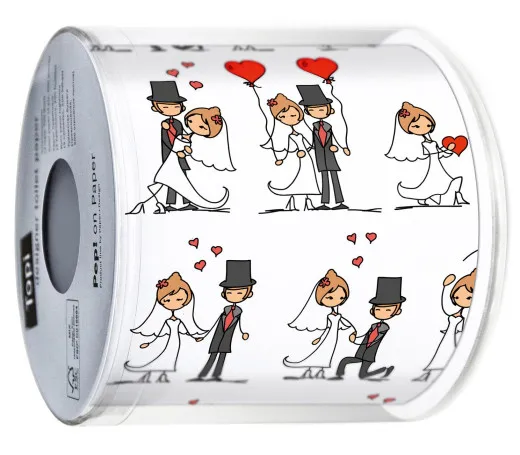Toilettenpapier - Hochzeitstag