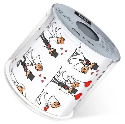 Toilettenpapier - Hochzeitstag