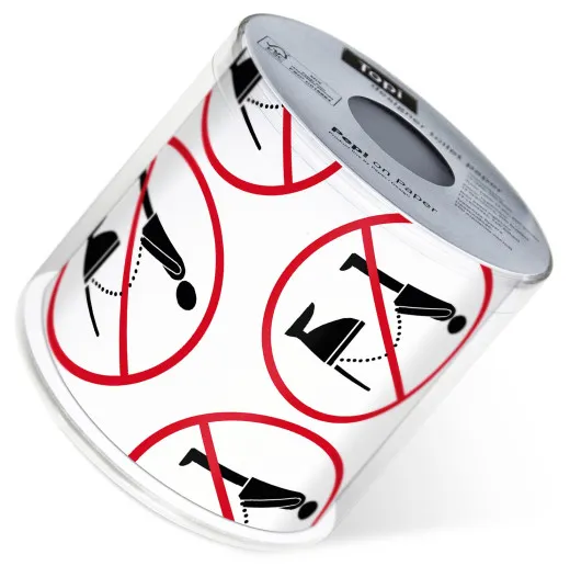 Toilettenpapier - Bitte setzen