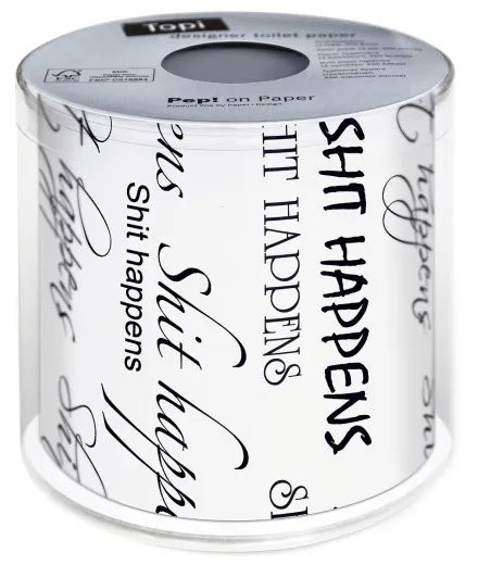 Toilettenpapier - Shit happens Toilettenpapier - Shit happens