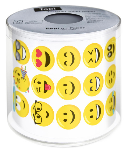 Toilettenpapier - Smileys