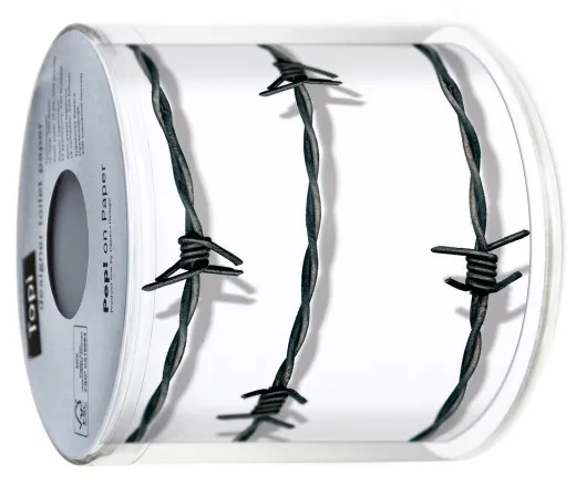 Toilettenpapier - Stacheldraht