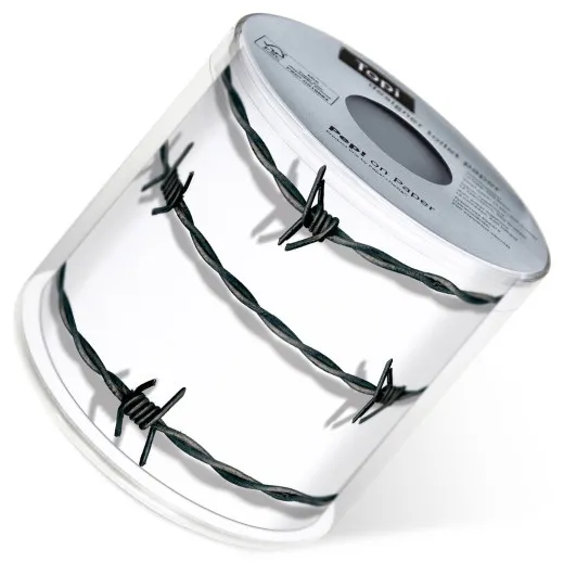 Toilettenpapier - Stacheldraht