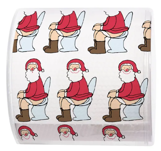 Toilettenpapier - Weihnachtsmann erwischt