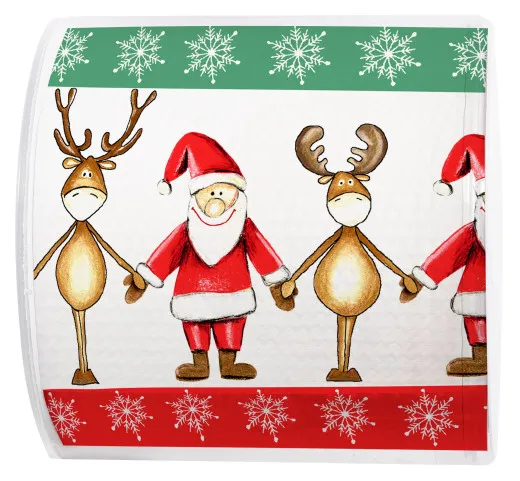Toilettenpapier - Weihnachtsmann Rentier