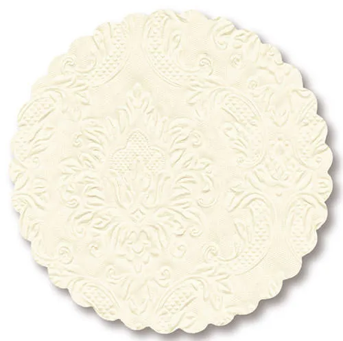 Untersetzer - Moments Ornament creme