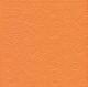 Napkins embossed - Moments Uni orange