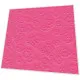 Napkins embossed - Moments Uni pink