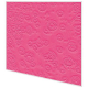 Napkins embossed - Moments Uni pink