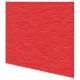 Napkins embossed - Moments Uni red