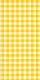 Buffet napkins - New Vichy yellow