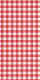 Büfettservietten kariert rot - Vichy