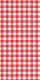 Büfettservietten kariert rot - Vichy