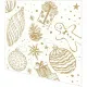 Cocktail napkins - Bauble symphony