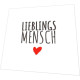 Cocktail napkins - Lieblings Mensch