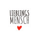 Cocktail napkins - Lieblings Mensch