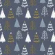 Cocktail napkins - Fun trees Blue