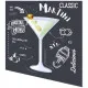 Cocktail napkins - Martini Black