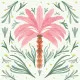 Cocktailservietten - Palmenmuster