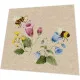 Cocktail napkins - Bee Flowerful - 100% of recycling