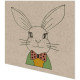 Cocktail napkins - Bunny Couple - 100% of recycling