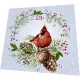 Cocktail napkins - Winter Cardinal