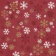 Cocktail napkins - Traditional snow red