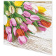 Cocktailservietten - Tulpenstrauß