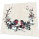 Cocktail napkins - Birds in wreath
